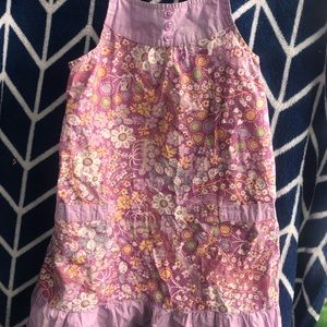 Cherokee Lavender Fields Floral Print Sleeveless Dress for Kids